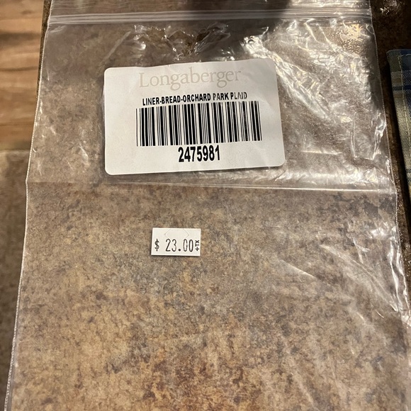 Longaberger Bread Basket Liner - Picture 3 of 4